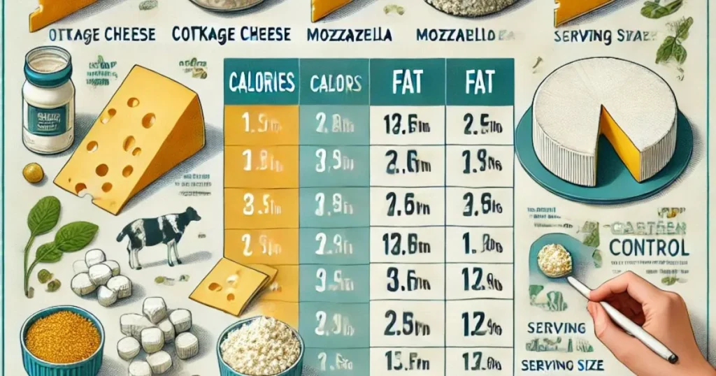 lowest calorie cheese