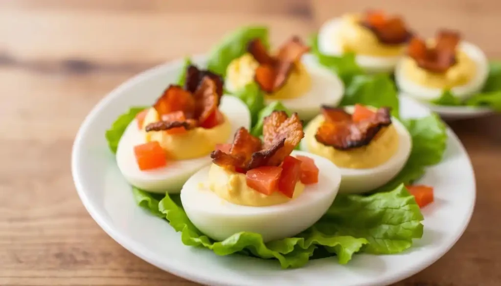 BLT Deviled Eggs