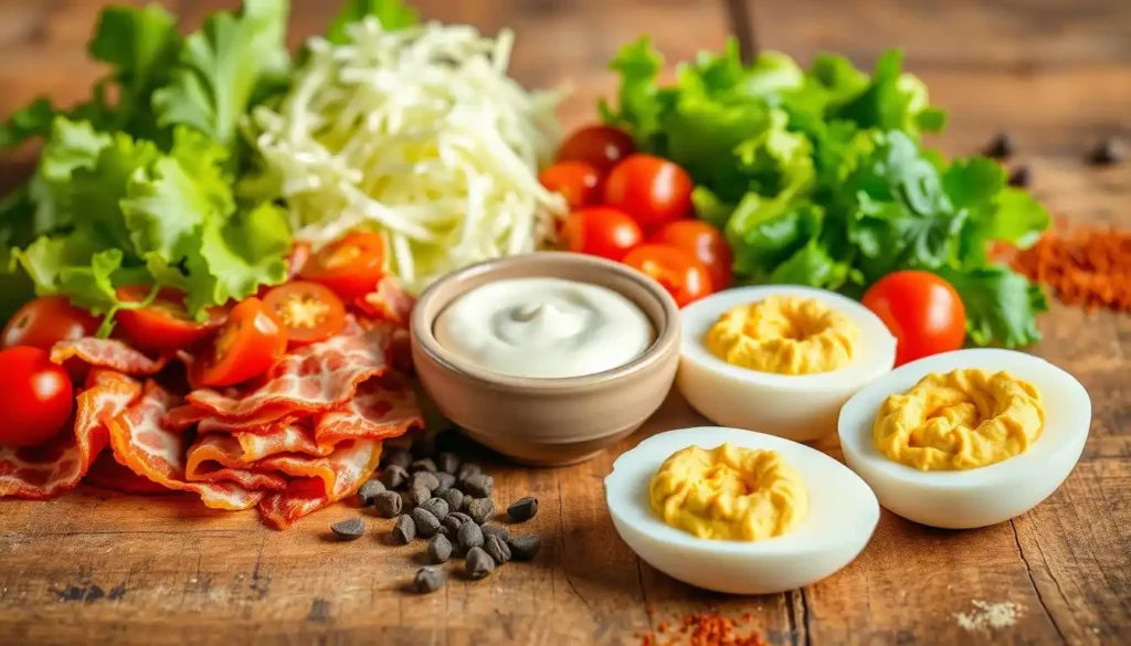 BLT Deviled Eggs