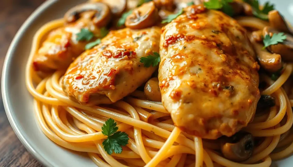 chicken marsala pasta