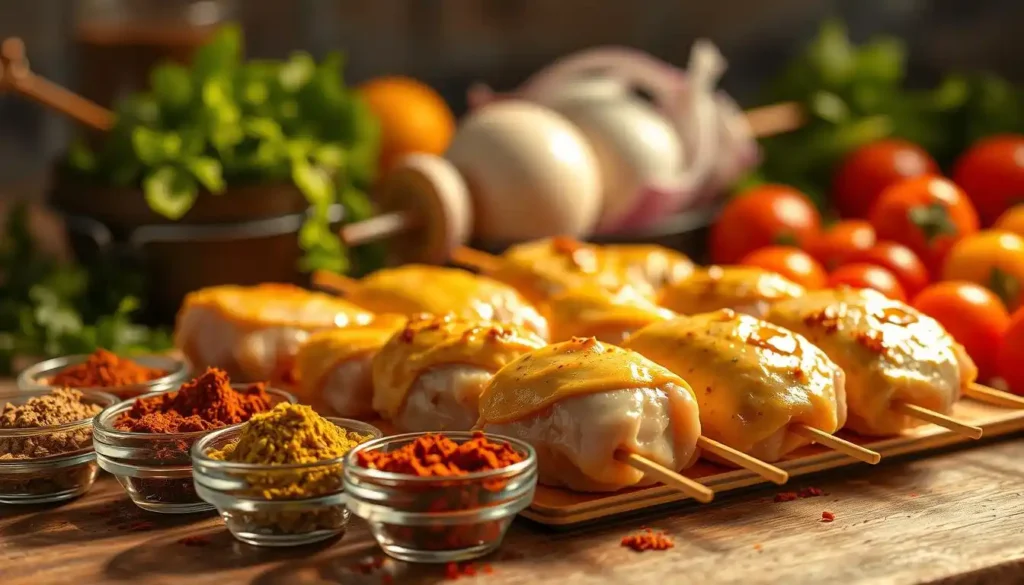 Butter Chicken Skewers