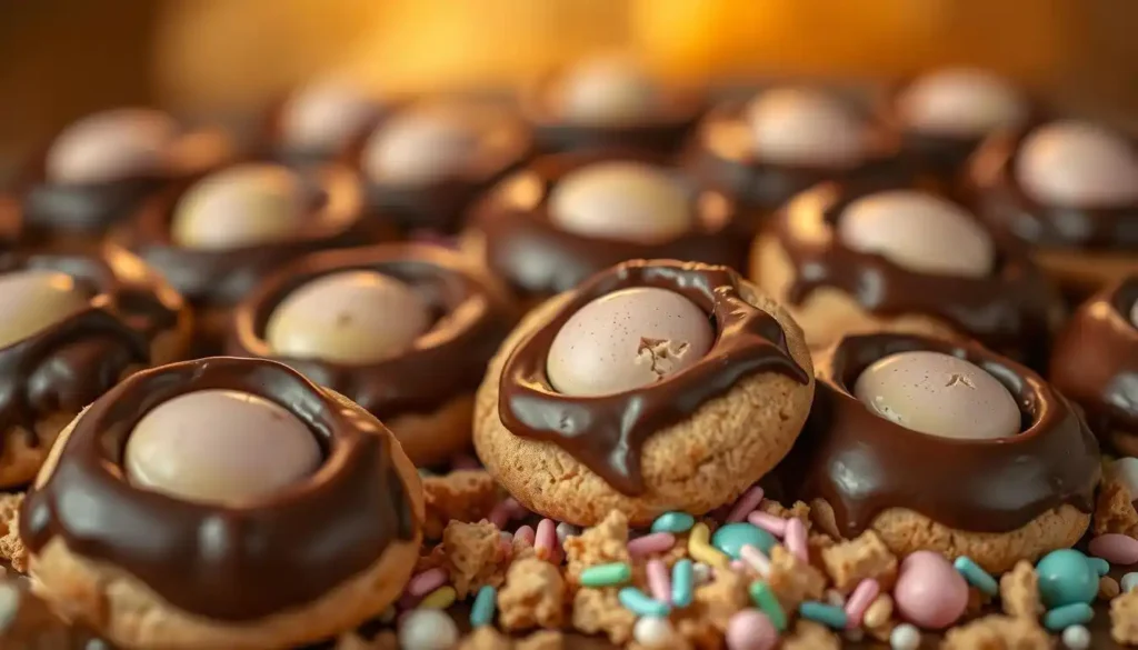 Chocolate Cadbury Egg Cookie