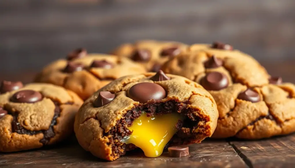 Chocolate Cadbury Egg Cookie