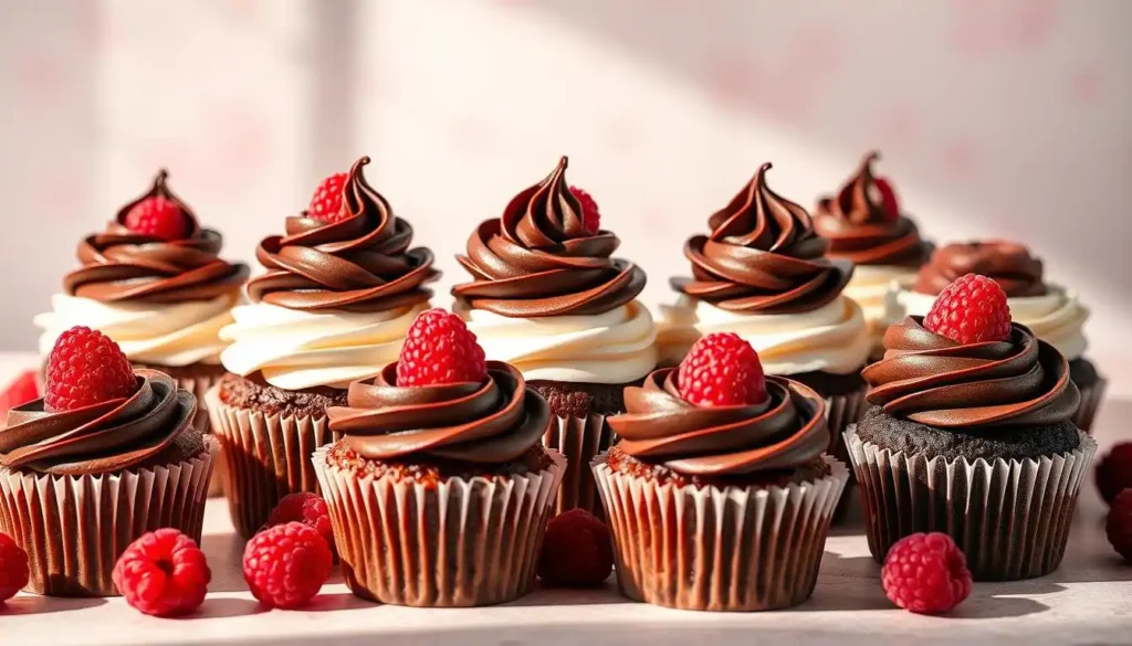 Chocolate Raspberry Cupcakes