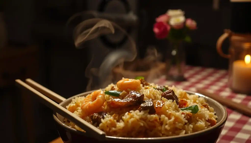 Shrimp & Steak Fried Rice Recipe