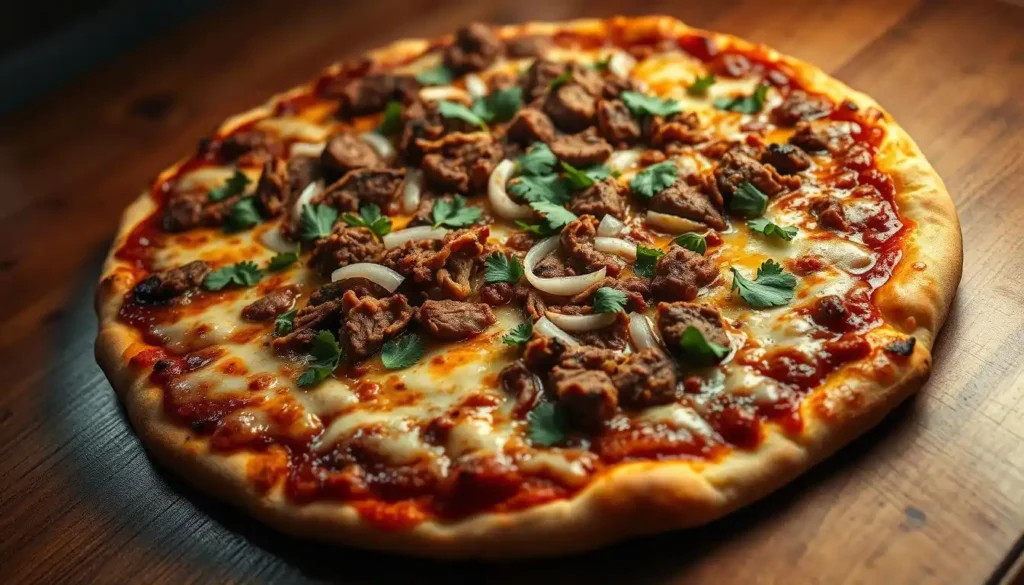 birria pizza​